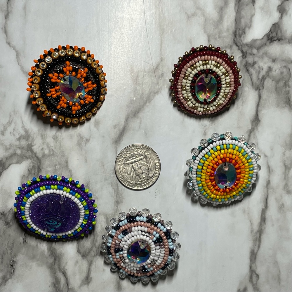 🎉3/$20 Beaded Wild Rag Slide - Picture 5 of 5